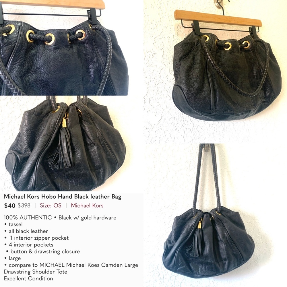 4 Assorted Leather Purses Bundle Michael Kors & F… - image 5